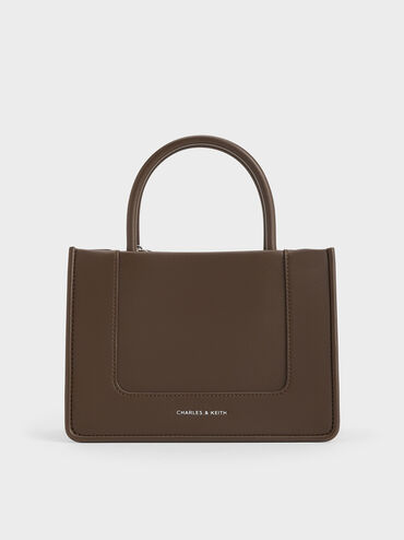 حقيبة توت صغيرة دايلا, بني داكن, hi-res