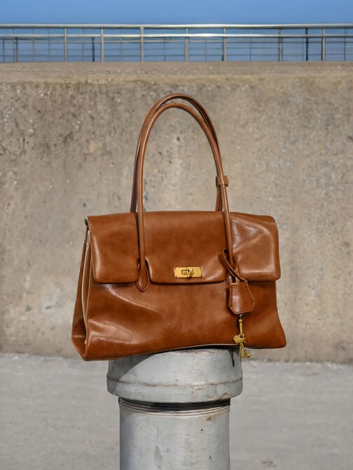 حقيبة توت "كيري" ترابيز, Distressed Tan, hi-res