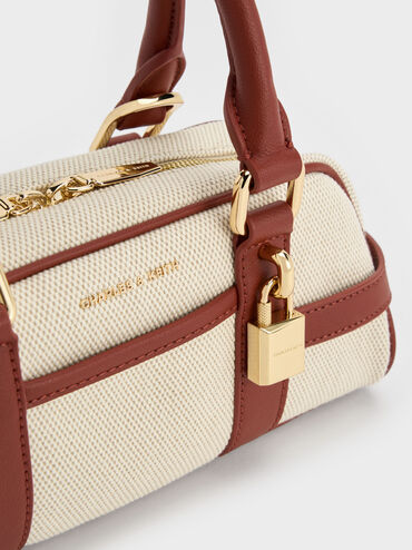 Scottie Canvas Bowling Bag, Brick, hi-res