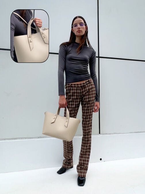 شنطة توت شانيا, Dusted Oat, hi-res