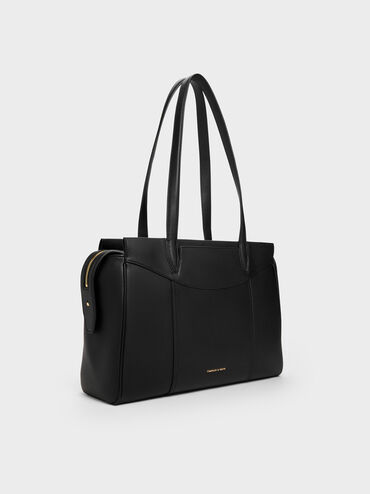 Roan Tote Bag, Black, hi-res