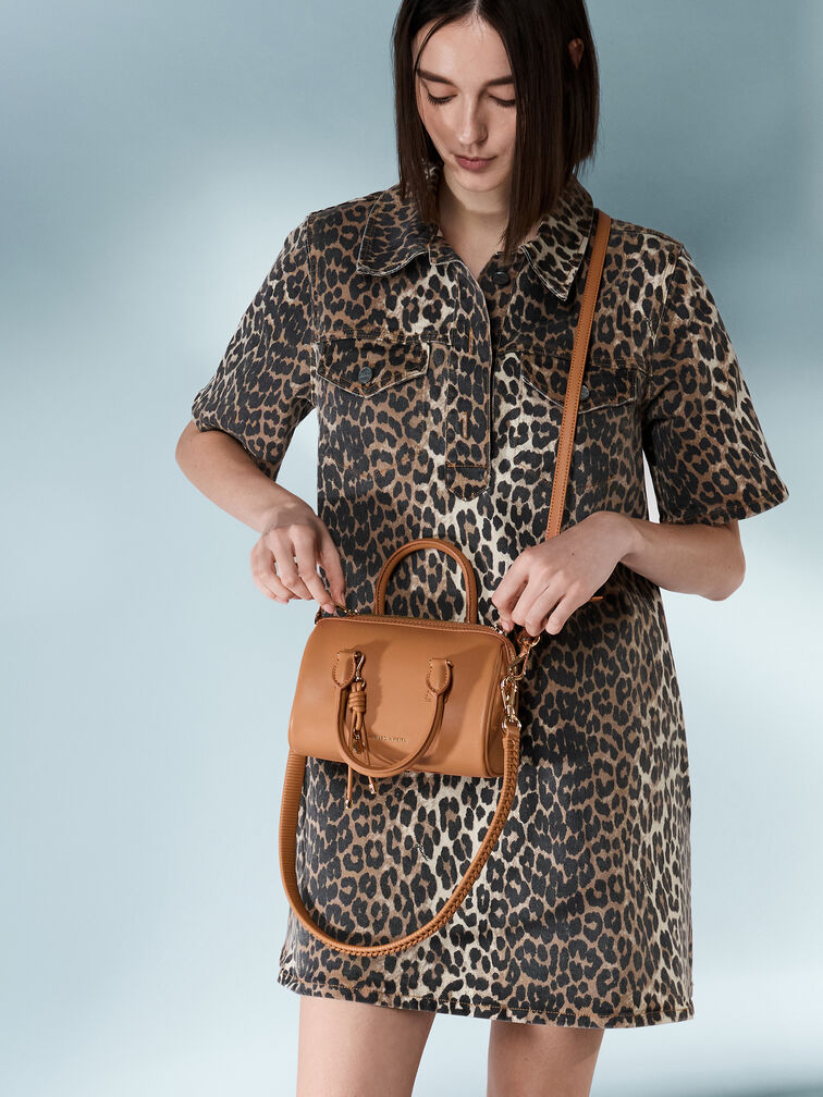 حقيبة إيفرلي بولينغ, بني محمر, hi-res