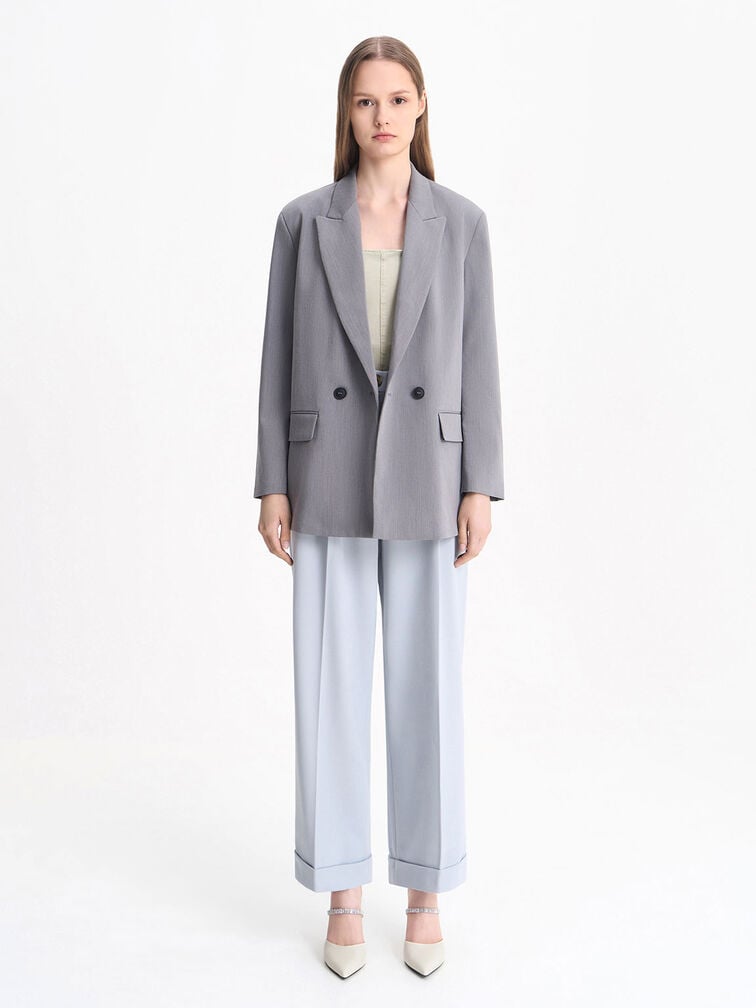 صندل مفتوح مزود بحزام مزين بالأحجار, كريم, hi-res