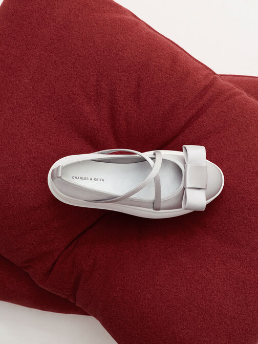 حذاء ماري جين برانتلي بنعل سميك, رمادي, hi-res