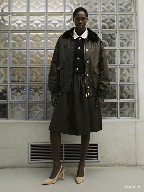 Kerra Faux Suede Pointed Slingback Pumps, Beige, hi-res