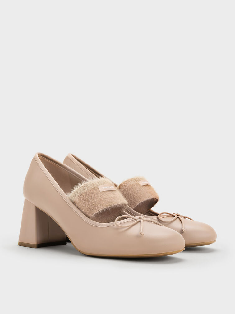 Winona Mary Jane Pumps, Nude, hi-res