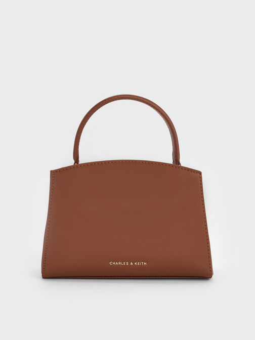 Aubrielle Canvas Two-Tone Top Handle Bag, Taupe Canvas, hi-res