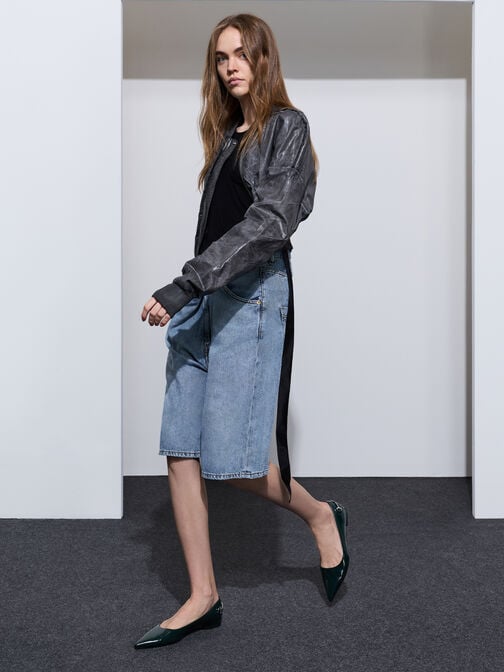 باليرينا إيرينا ميتاليك ومقدمة مدببة, صندوق أسود, hi-res