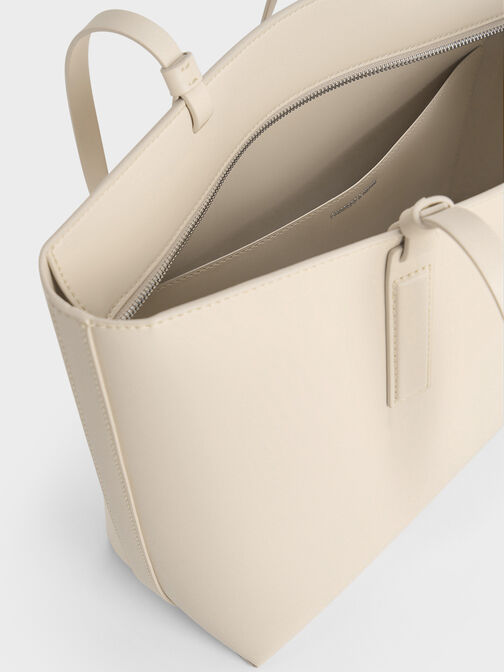 Noelle Tote Bag, Ivory, hi-res