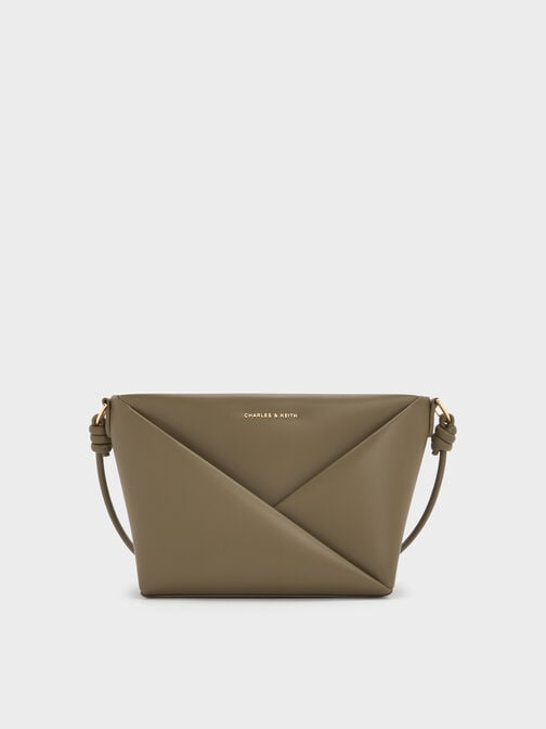 Midori Geometric Crossbody Bag, Deep Olive, hi-res