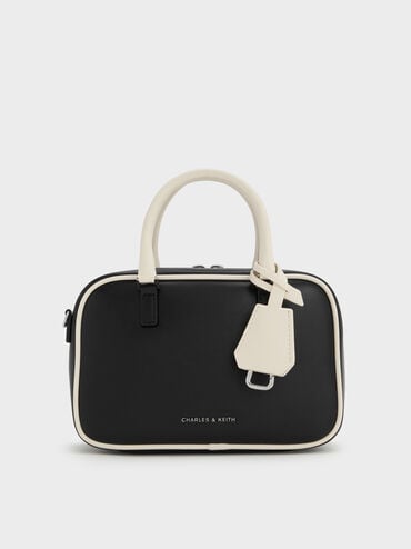 Mini Sianna Two-Tone Bowling Bag, Multi, hi-res