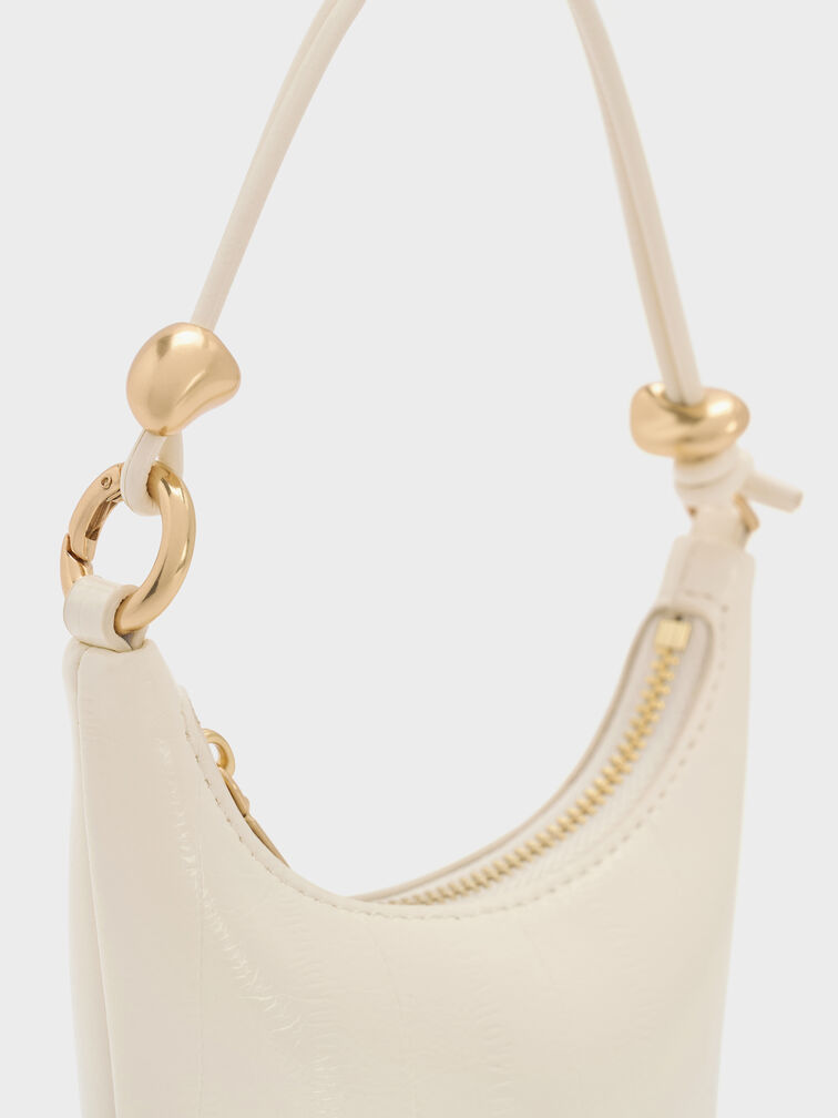 Micro Augustine Eel-Effect Bag, Cream, hi-res