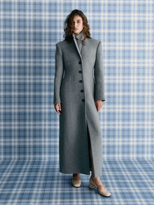 حذاء ماري جين لاندو بمشبك, أبيض طباشيري, hi-res