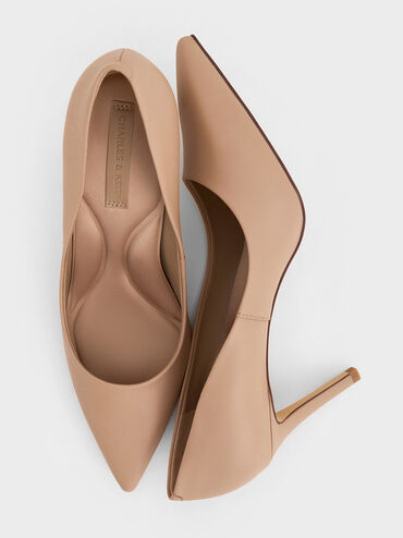 حذاء إيمي بكعب ستيليتو ومقدمة مدببة يعزز جمال إطلالتك, لون البشرة الطبيعي, hi-res