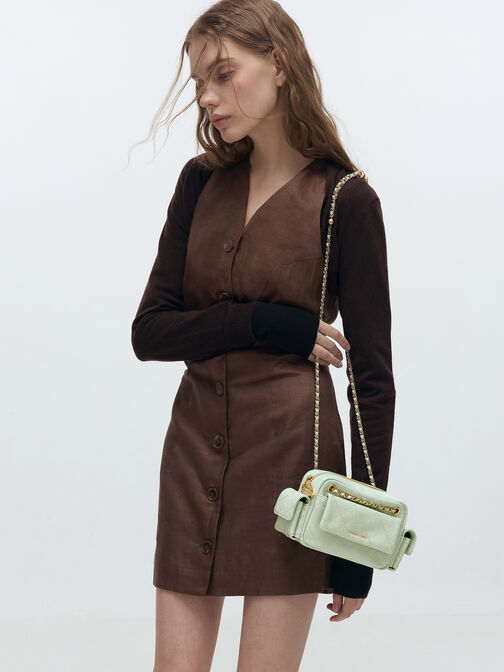 حقيبة كروسبودي "ديو" مبطنة, أخضر نعناعي, hi-res