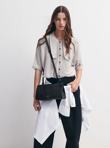 Allyn Shoulder Bag, Noir, hi-res