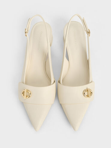 Marley Slingback Pumps, Chalk, hi-res