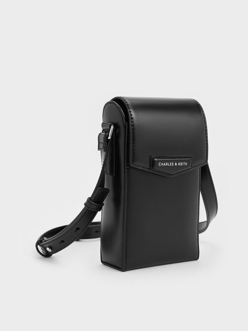 حقيبة أديل صغيرة بتصميم عصري مستطيل, أسود كلاسيكي, hi-res