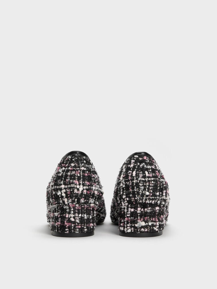 حذاء باليرينا باربرا تويد بفيونكة ولؤلؤ, متعدد الألوان, hi-res