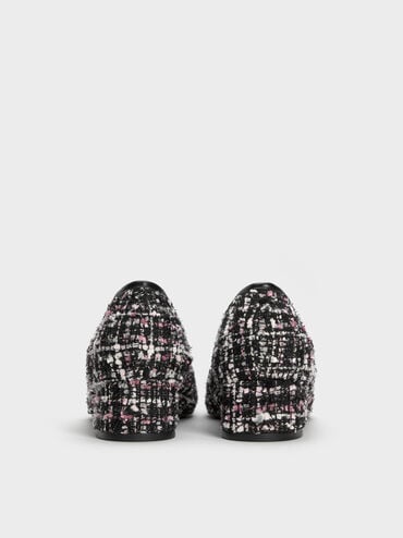 حذاء باليرينا باربرا تويد بفيونكة ولؤلؤ, متعدد الألوان, hi-res