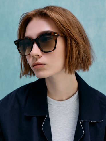 Bianca Square Sunglasses, T. Shell, hi-res