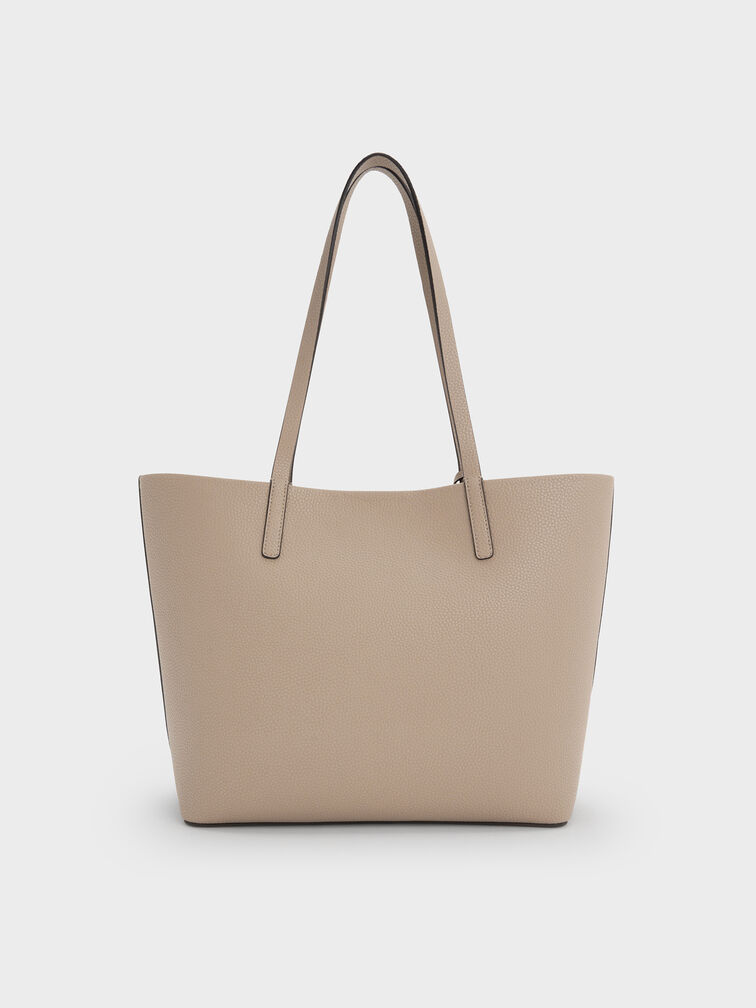 Beryl Tote Bag, Taupe, hi-res