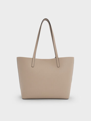 Beryl Tote Bag, Taupe, hi-res