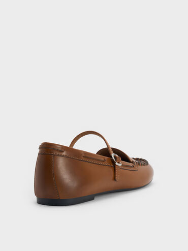 Gale Mary Jane Loafers, Tan, hi-res