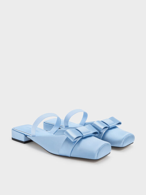 حذاء ميول برانتلي بفيونكة, أزرق, hi-res