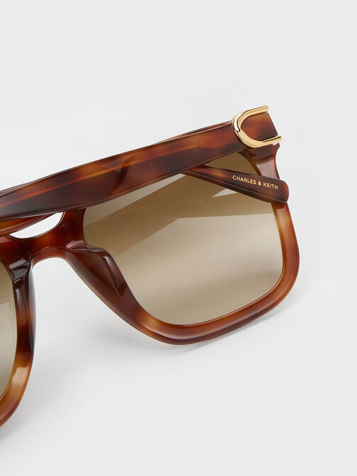 Gabine Tortoiseshell Oversized Butterfly Sunglasses, T. Shell, hi-res