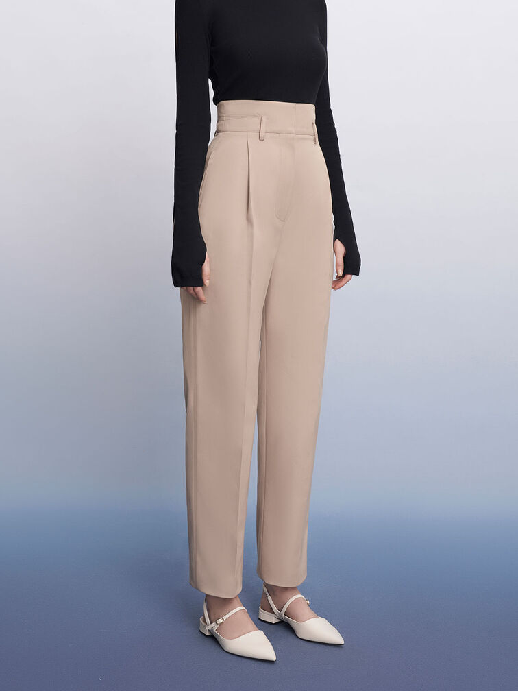 Roxane Slingback Mary Jane Flats, Chalk, hi-res