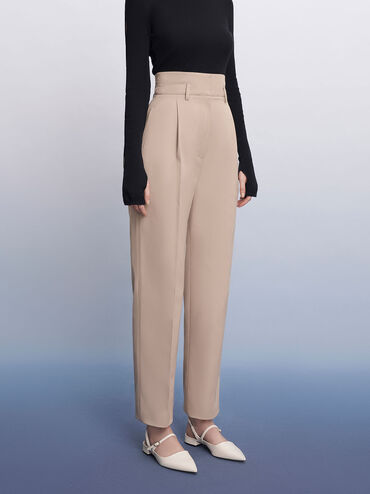 Roxane Slingback Mary Jane Flats, Chalk, hi-res