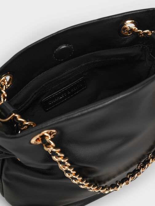 Arya Braided-Strap Double-Handle Crossbody Bag, Black, hi-res