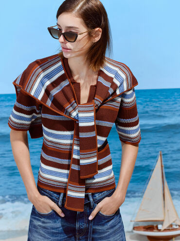 Adalyn Cat-Eye Sunglasses, Espresso Brown, hi-res