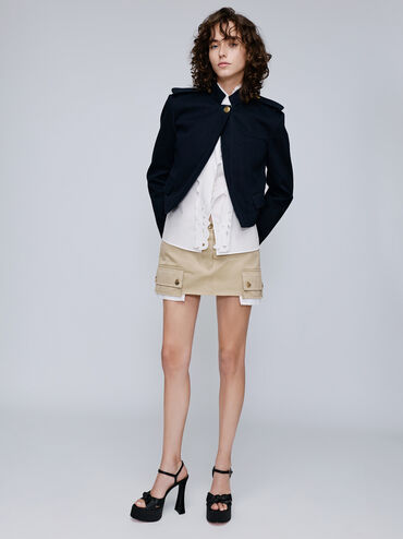 صندل (جايس) بقاعدة متصلة (بلاتفورم) مطعمة بالكريستال, أسود خشن, hi-res