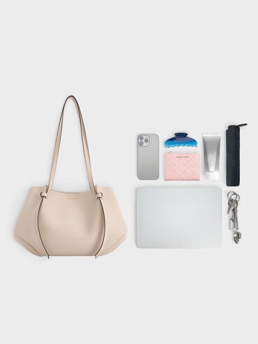 Calla Tote Bag, Oat, hi-res