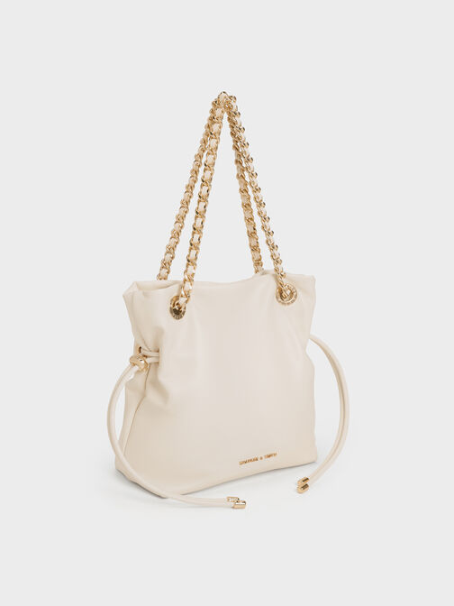 Arya Braided-Strap Double-Handle Crossbody Bag, Cream, hi-res