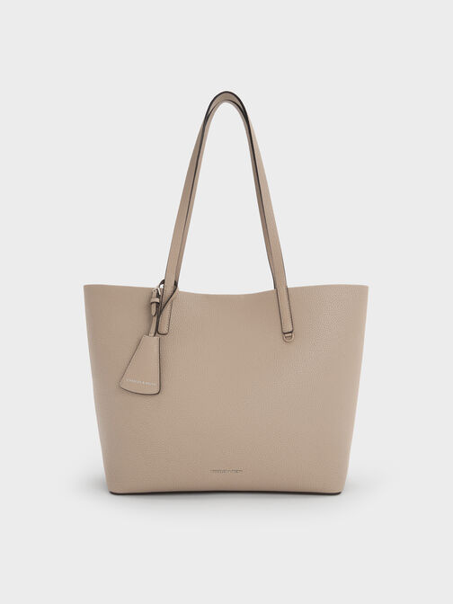 Beryl Tote Bag, Taupe, hi-res