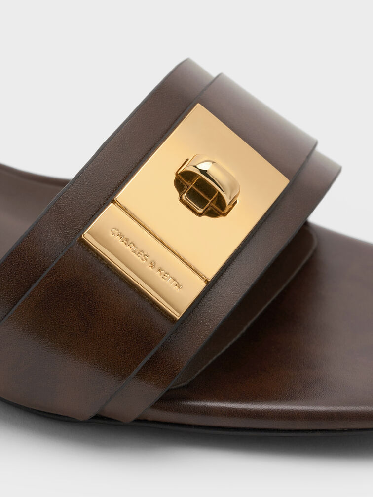 حذاء ميول أيلين بكعب قصير (كيتن), بني غني كالإسبريسو, hi-res