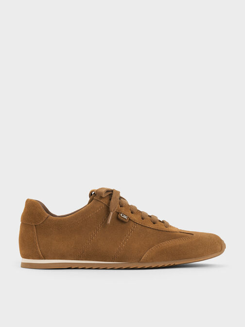 Jace Suede Sneakers, Brown, hi-res