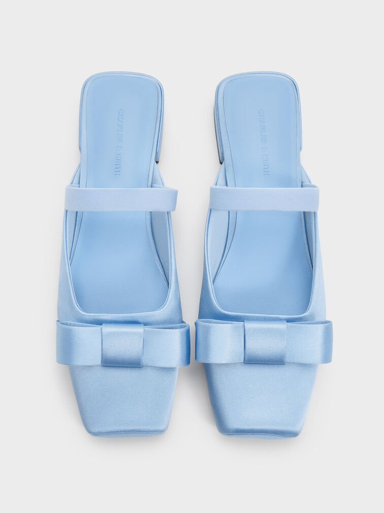 حذاء ميول برانتلي بفيونكة, أزرق, hi-res