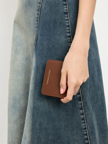 محفظة صغيرة كيلي بسحّاب علوي, بني داكن, hi-res