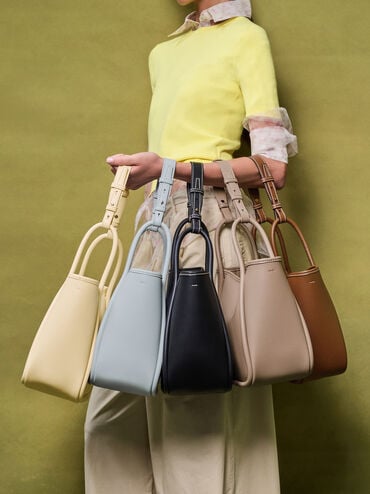 حقيبة توت "ليلى" ميني أنبوبية, تاوب, hi-res