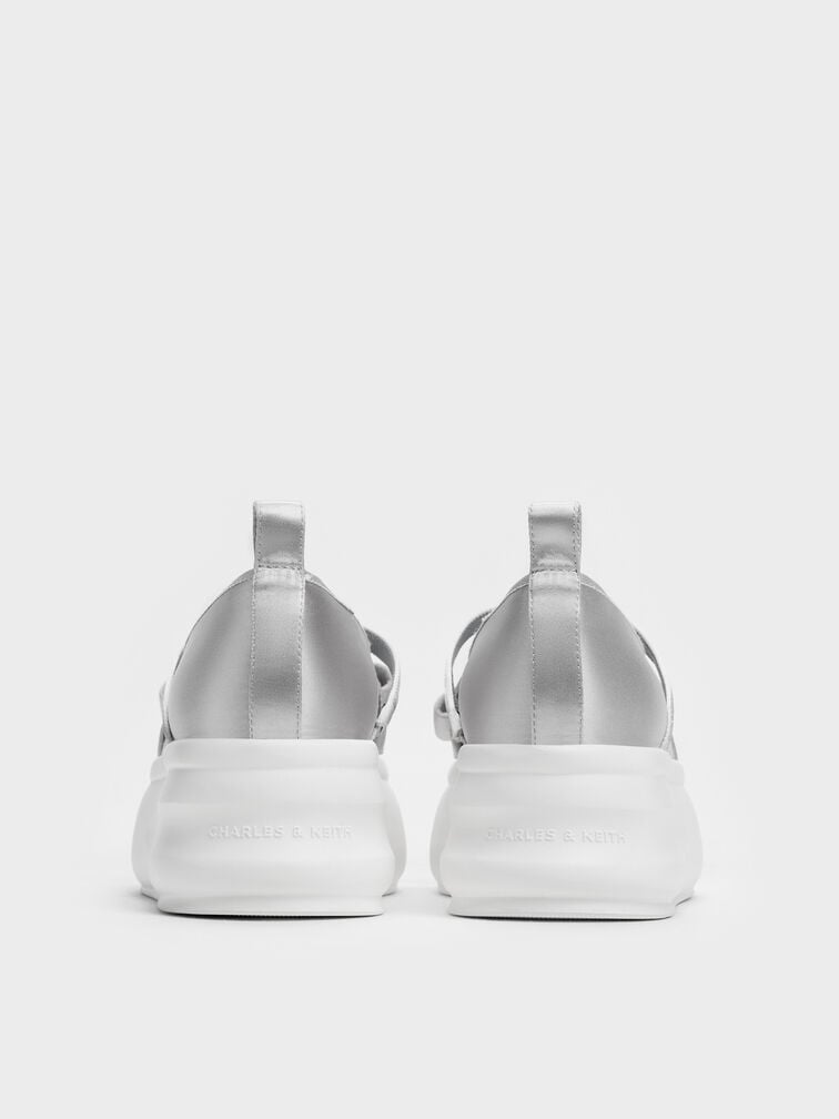 حذاء ماري جين برانتلي بنعل سميك, رمادي, hi-res