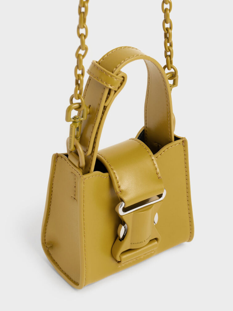 Ivy Top Handle Mini Bag, Mustard, hi-res