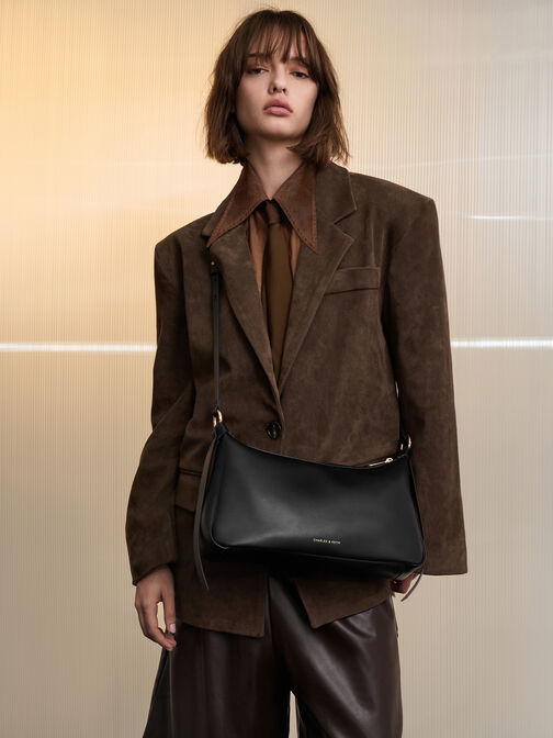Calla Shoulder Bag, Black, hi-res