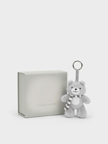 Dodie Bear Charm, Grey, hi-res