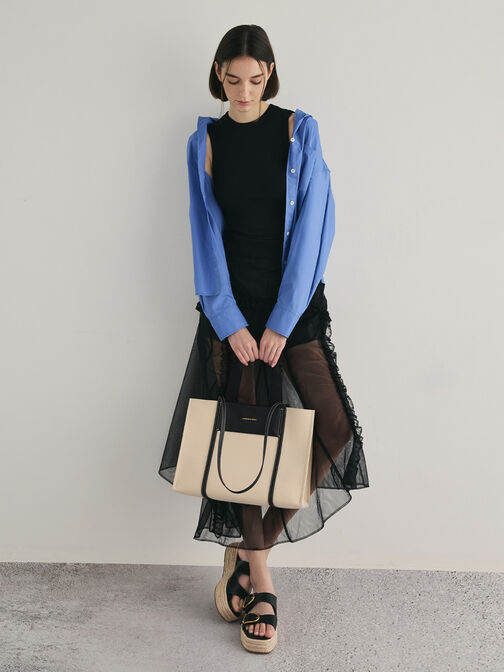 Shalia Canvas Tote Bag, , hi-res