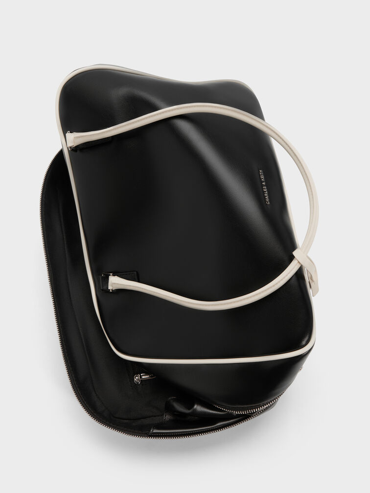 Large Sianna Two-Tone Bowling Bag, Multi, hi-res