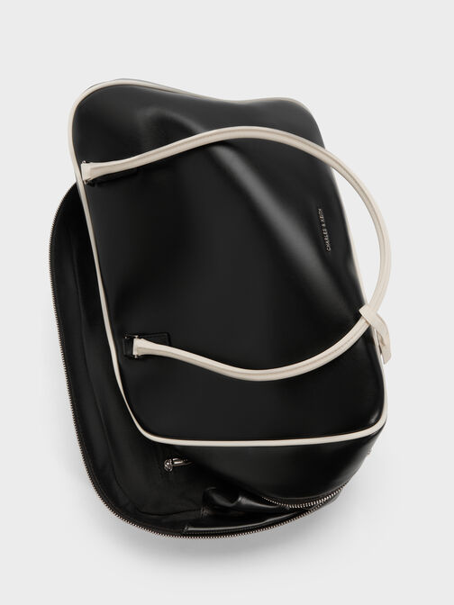 Large Sianna Two-Tone Bowling Bag, Multi, hi-res